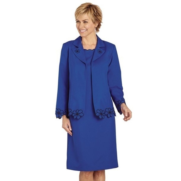 Anthony Richards Embroidered Jacket Dress - 20 - Picture 1 of 3
